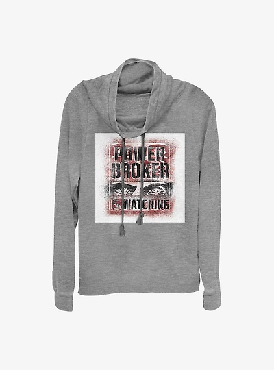 Marvel The Falcon And Winter Soldier Symbols Need Meaning Cowlneck Long-Sleeve Girls Top