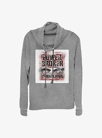 Marvel The Falcon And Winter Soldier Symbols Need Meaning Cowlneck Long-Sleeve Girls Top