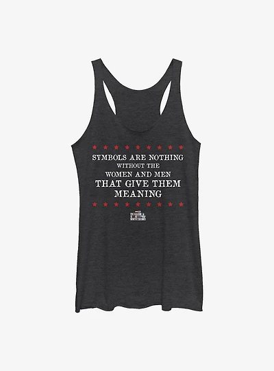Marvel The Falcon And Winter Soldier Symbols Are Nothing Girls Tank