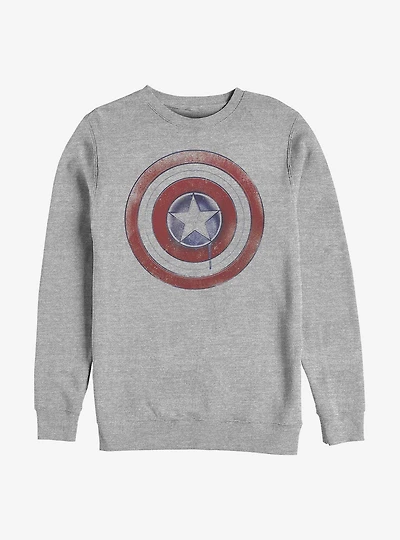 Marvel The Falcon And Winter Soldier Paint Shield Crew Sweatshirt