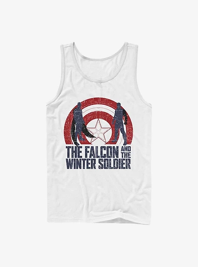 Marvel The Falcon And Winter Soldier Shield Outline Tank