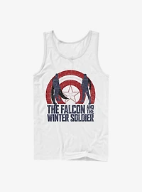 Marvel The Falcon And Winter Soldier Shield Outline Tank