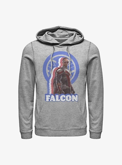 Marvel The Falcon And Winter Soldier Pose Logo Hoodie