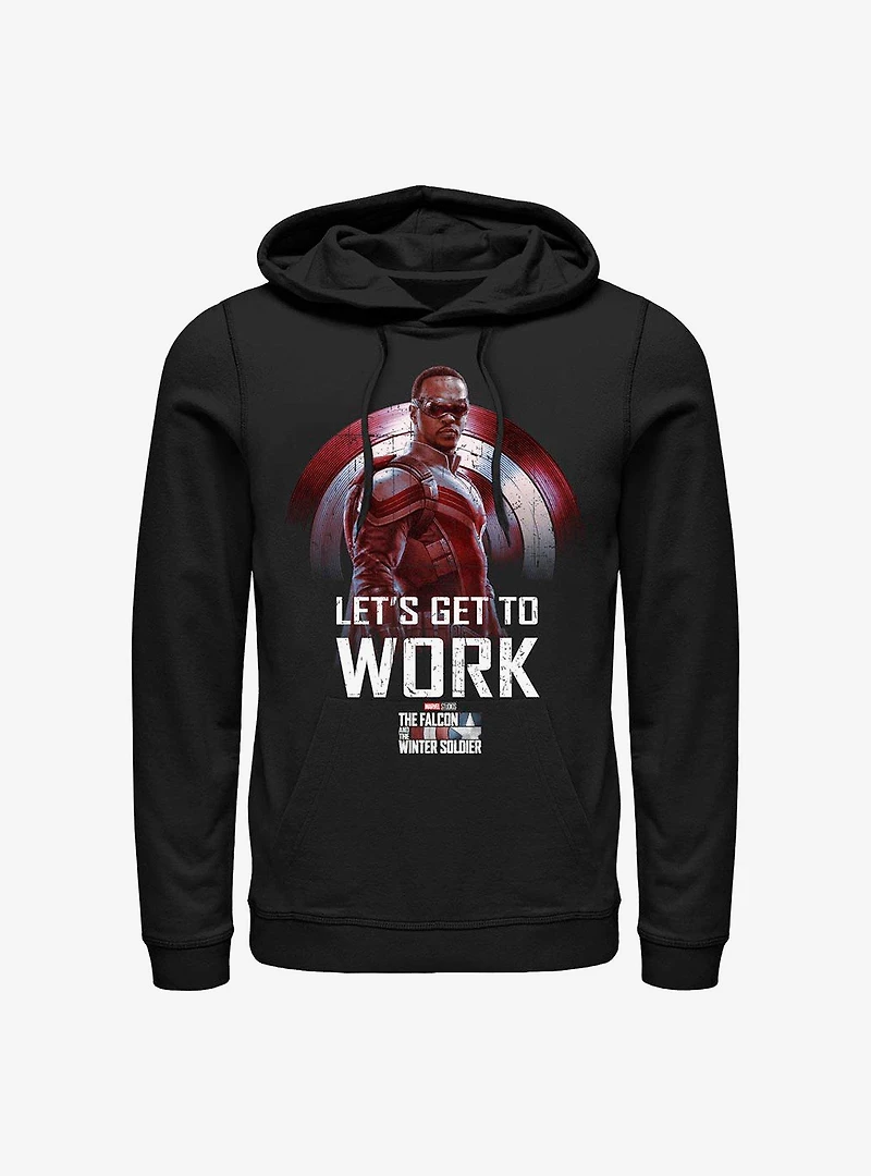 Marvel The Falcon And Winter Soldier Let's Get To Work Hoodie