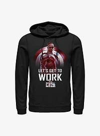 Marvel The Falcon And Winter Soldier Let's Get To Work Hoodie