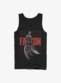 Marvel The Falcon And Winter Soldier Repeating Name Tank