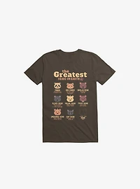Greatest Bears: Insert Your Bear Brown T-Shirt