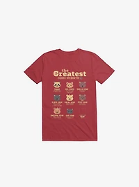 Greatest Bears: Insert Your Bear Red T-Shirt