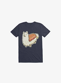 Alpaca Sushi Niguiri II Navy Blue T-Shirt