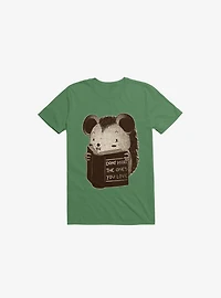 Hedgehog Book: Don't Hurt The Ones You Love Kelly Green T-Shirt