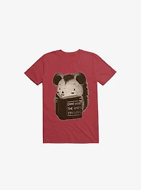 Hedgehog Book: Don't Hurt The Ones You Love Red T-Shirt