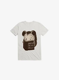 Hedgehog Book: Don't Hurt The Ones You Love White T-Shirt