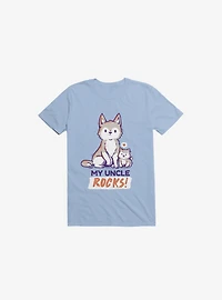 My Uncle Rocks Light Blue T-Shirt