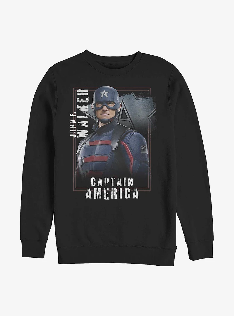 Marvel The Falcon And Winter Soldier Captain America John F. Walker Crew Sweatshirt