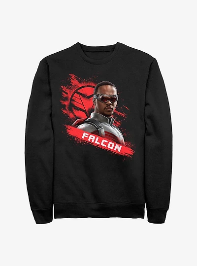 Marvel The Falcon And Winter Soldier Falcon's Mission Crew Sweatshirt