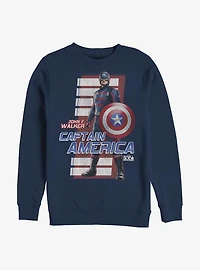 Marvel The Falcon And Winter Soldier John F. Walker Captain America Crew Sweatshirt