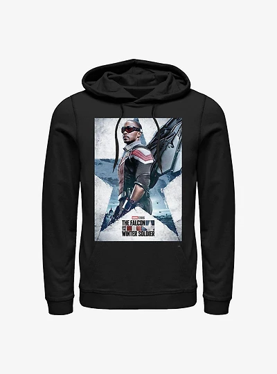 Marvel The Falcon And The Winter Soldier Falcon Poster Hoodie
