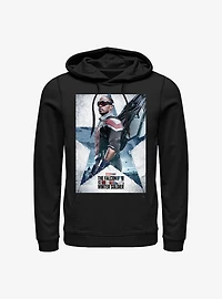 Marvel The Falcon And The Winter Soldier Falcon Poster Hoodie
