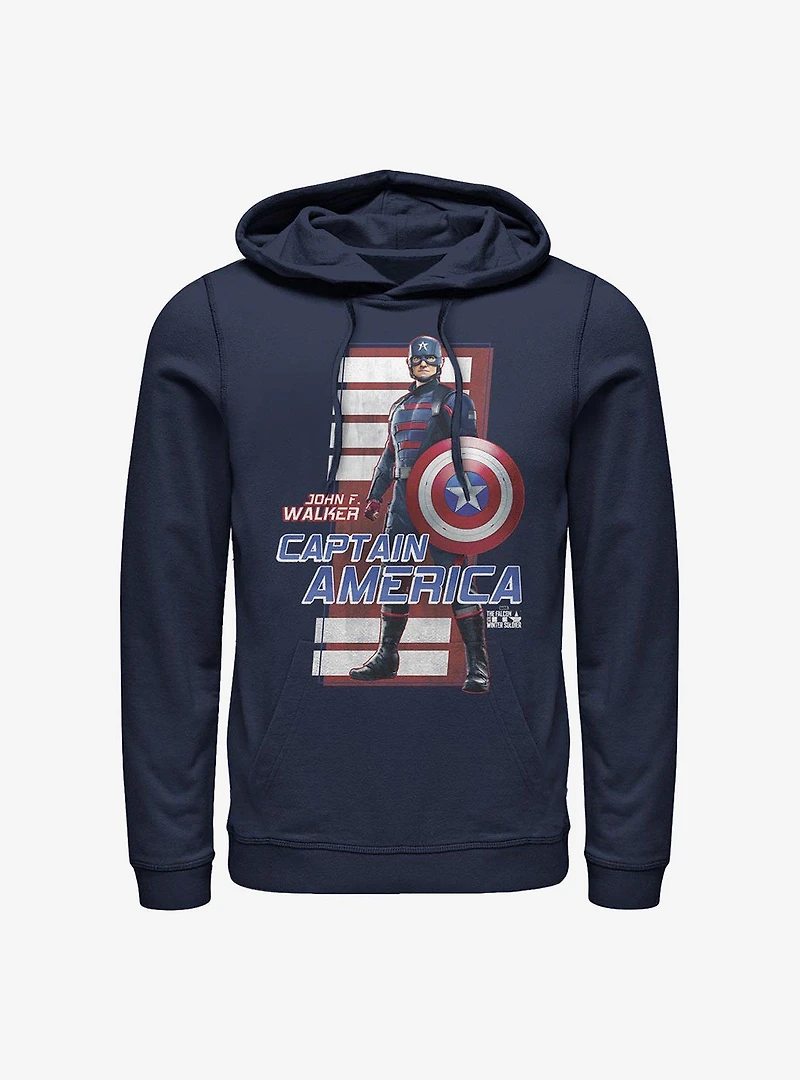 Marvel The Falcon And Winter Soldier John F. Walker Captain America Hoodie