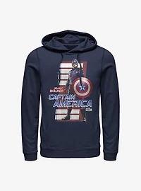 Marvel The Falcon And Winter Soldier John F. Walker Captain America Hoodie