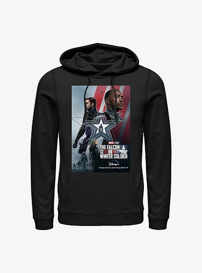 Marvel The Falcon And The Winter Soldier Poster Hoodie