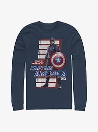 Marvel The Falcon And Winter Soldier John F. Walker Captain America Long-Sleeve T-Shirt