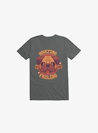 Adulting: Failing Dog Charcoal Grey T-Shirt