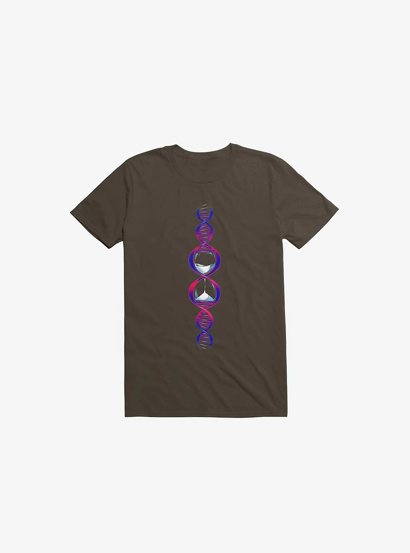 Altered DNA Carbon Brown T-Shirt