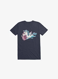 Be Realistic Navy Blue T-Shirt