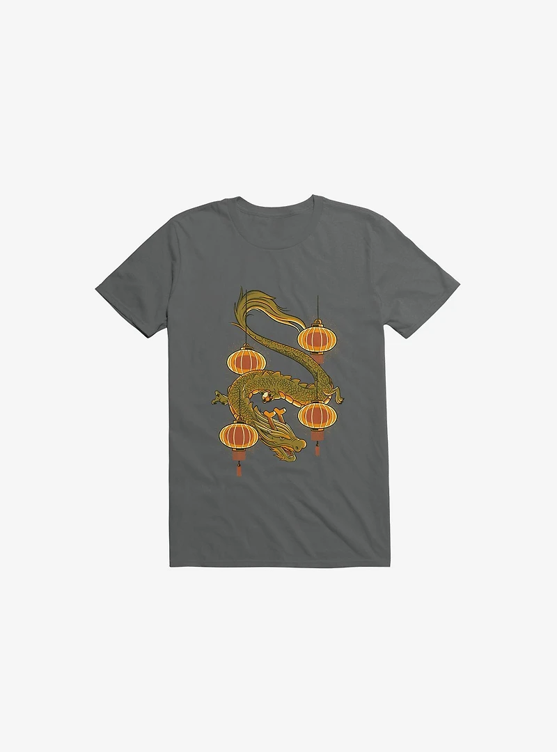 Dragon Fly Charcoal Grey T-Shirt