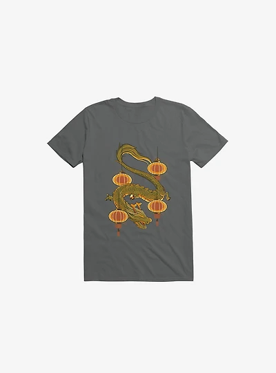 Dragon Fly Charcoal Grey T-Shirt