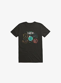 Happy Earth Day Black T-Shirt