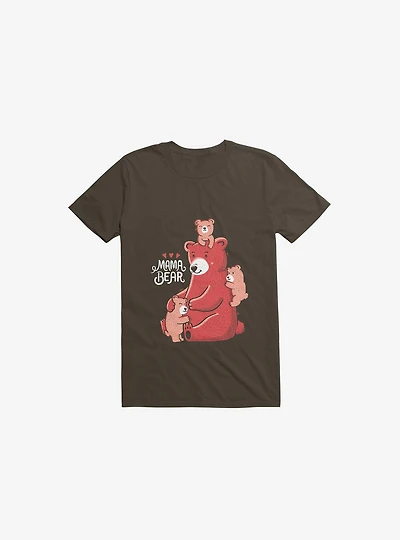 Mama Bear Brown T-Shirt