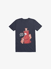 Mama Bear Navy Blue T-Shirt