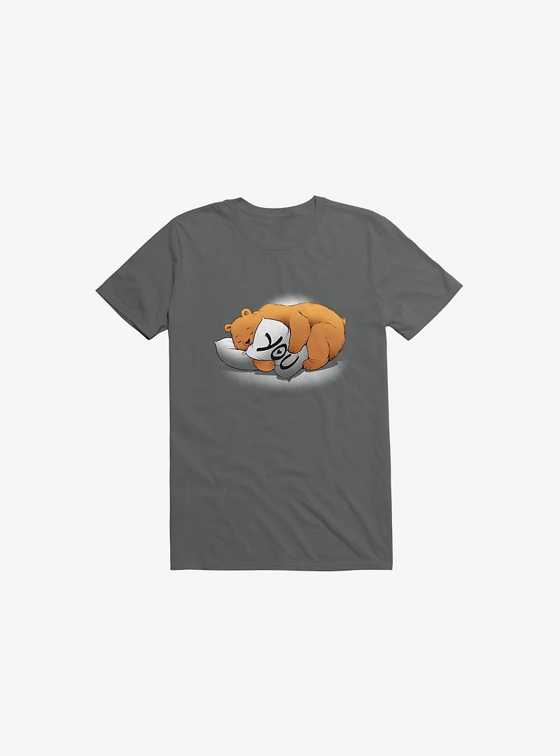 Missing You Bear Charcoal Grey T-Shirt