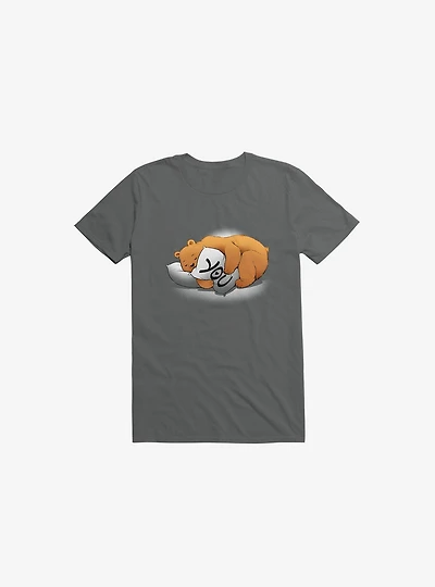 Missing You Bear Charcoal Grey T-Shirt