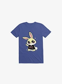 I Hate People Bunny Royal Blue T-Shirt