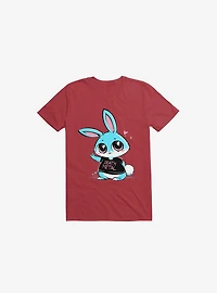 Death Metal Bunny Red T-Shirt