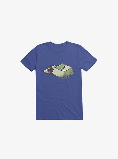Introvert's Escape Royal Blue T-Shirt