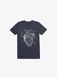 Astro Heart Navy Blue T-Shirt