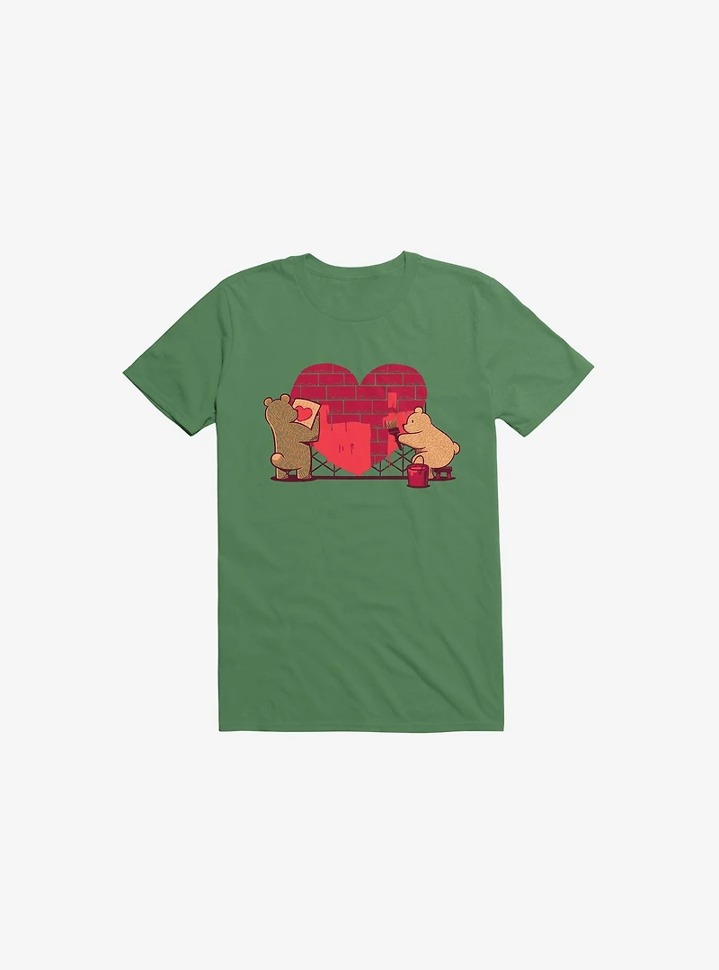 Building Our Love Kelly Green T-Shirt