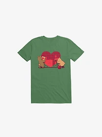 Building Our Love Kelly Green T-Shirt
