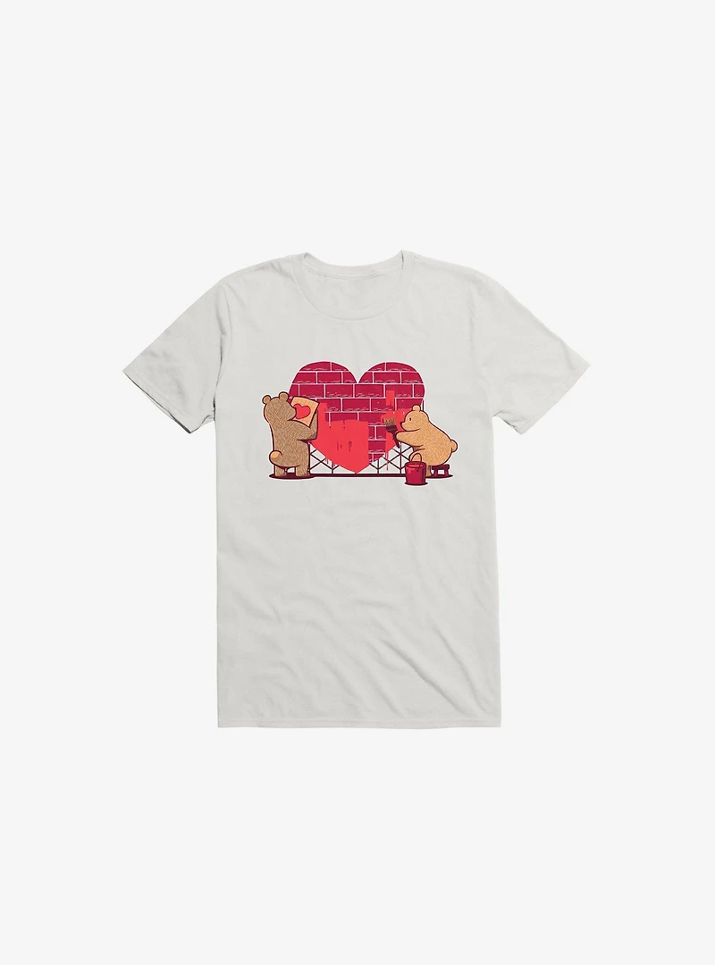 Building Our Love White T-Shirt