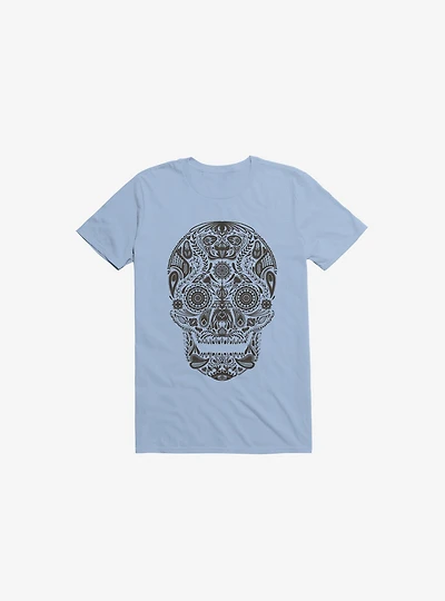 Dia De Los Muertos Light Blue T-Shirt
