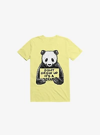 Don't Grow Up It's A Trap Corn Silk Yellow T-Shirt