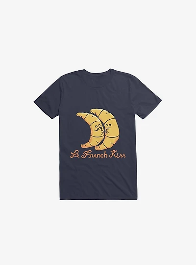 French Kiss 2.0 Navy Blue T-Shirt