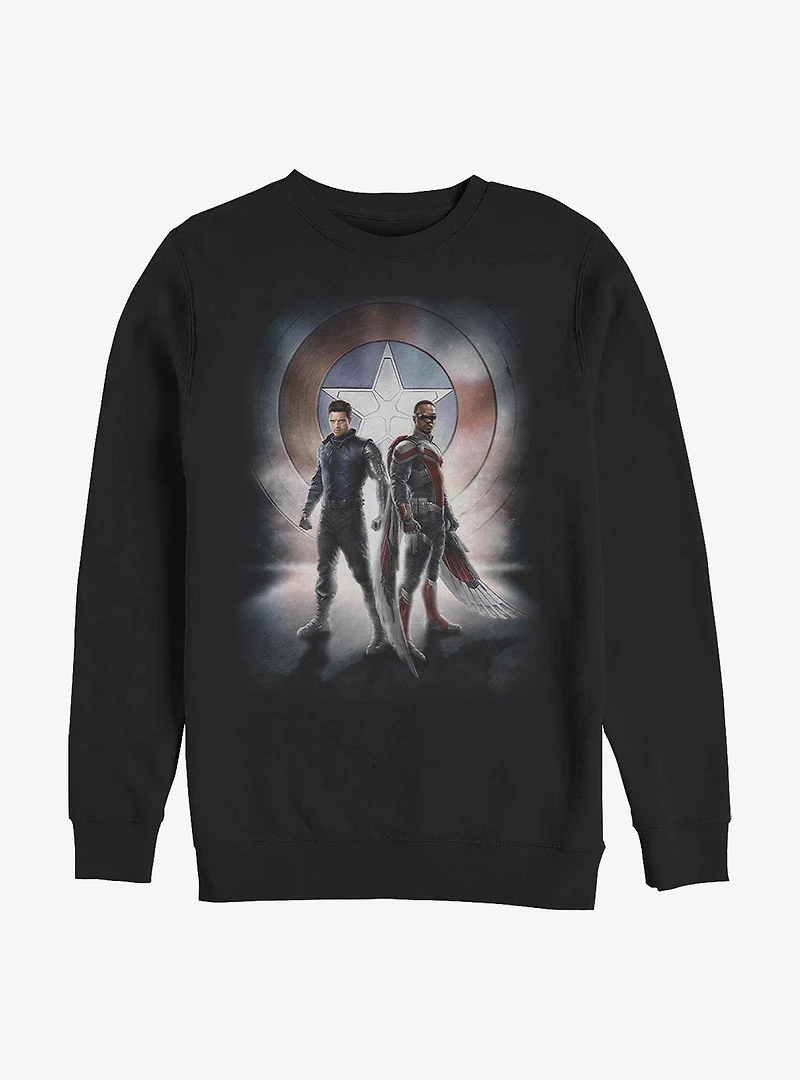 Marvel The Falcon And Winter Soldier Team Poster Sweatshirt