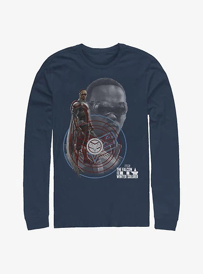 Marvel The Falcon And Winter Soldier Hero Long-Sleeve T-Shirt