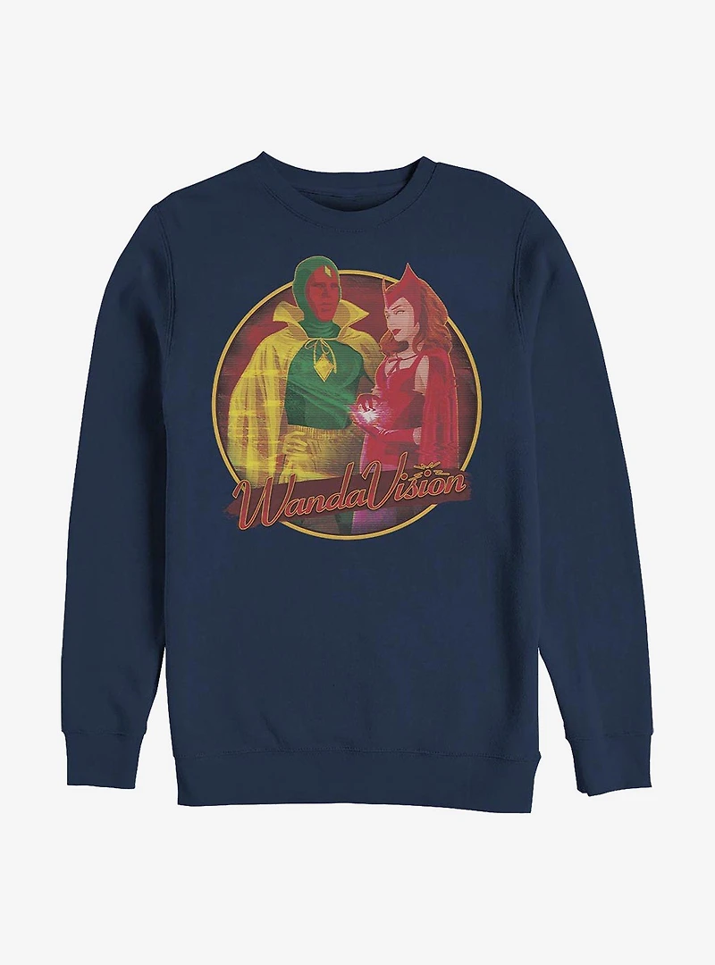 Marvel WandaVision Costume Couple Crew Sweatshirt