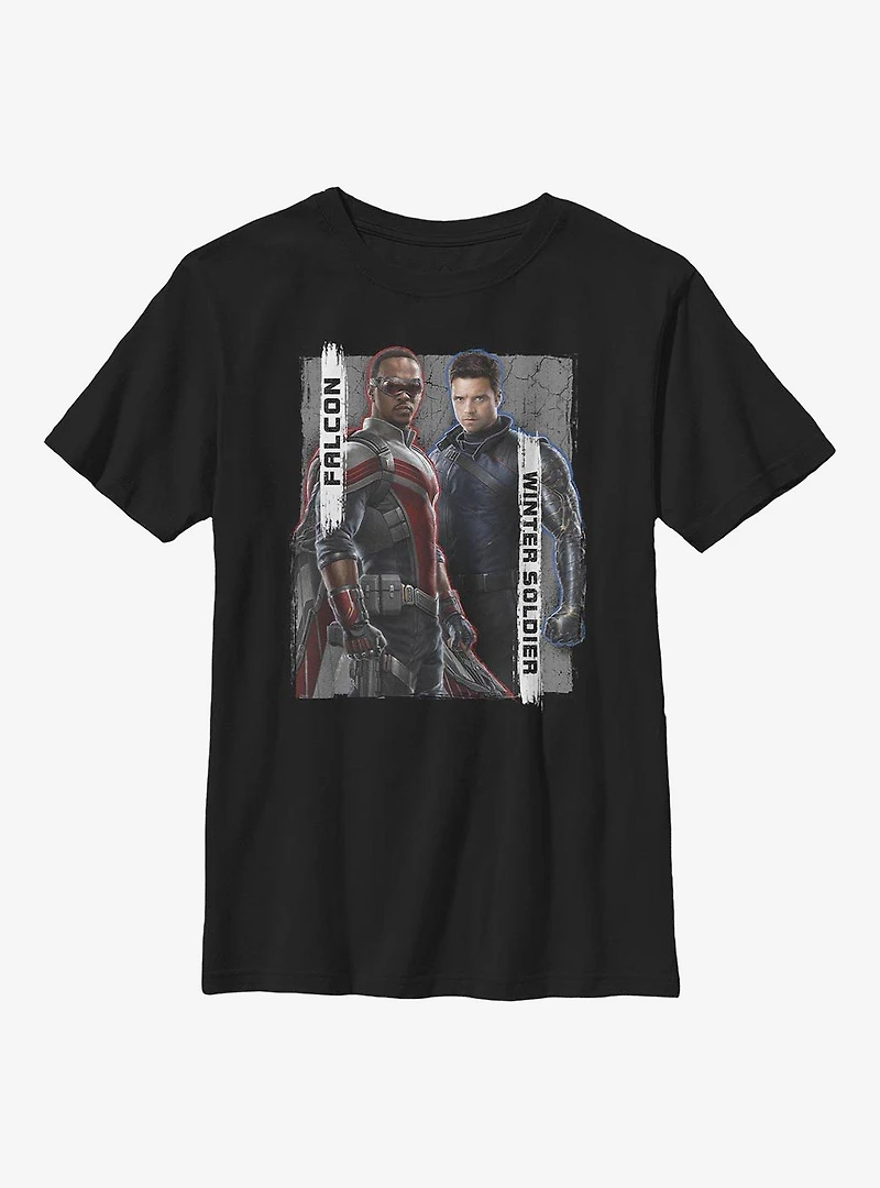 Marvel The Falcon And Winter Soldier New Team Youth T-Shirt